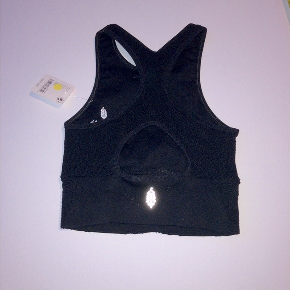 008.Free People Movement Every Single Time Floral Sports Bra Black NWT - Picture 7 of 13